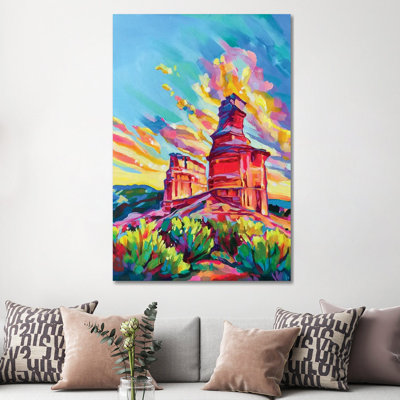 Palo Duro Canyon, Texas, Lighthouse Rock - Framed Wall Art Print