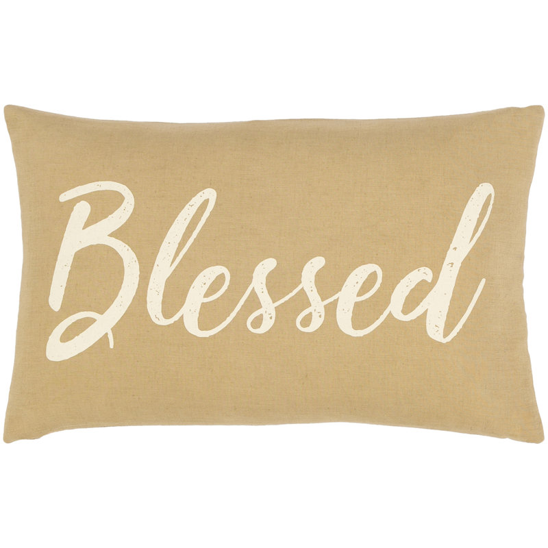 Coussin lombaire , Crème, Polyester / bourre en polyester