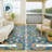 Machine Washable Indoor/Outdoor Chantille ACN2587 Floral Rug-829140953-829140958