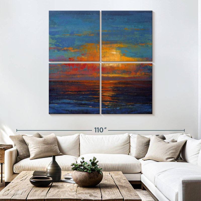 Gillard Sun Down I, 74" H x 74" W