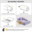 Canapé-lit convertible surdimensionné en velours côtelé de 60,2 po, méridienne 2 en 1 avec coussin à ressorts, larges accoudoirs et pochette de rangement, méridienne confortable, fauteuil de lecture pour le salon, la chambre à coucher, le dortoir et la chambre d'amis-1412064079