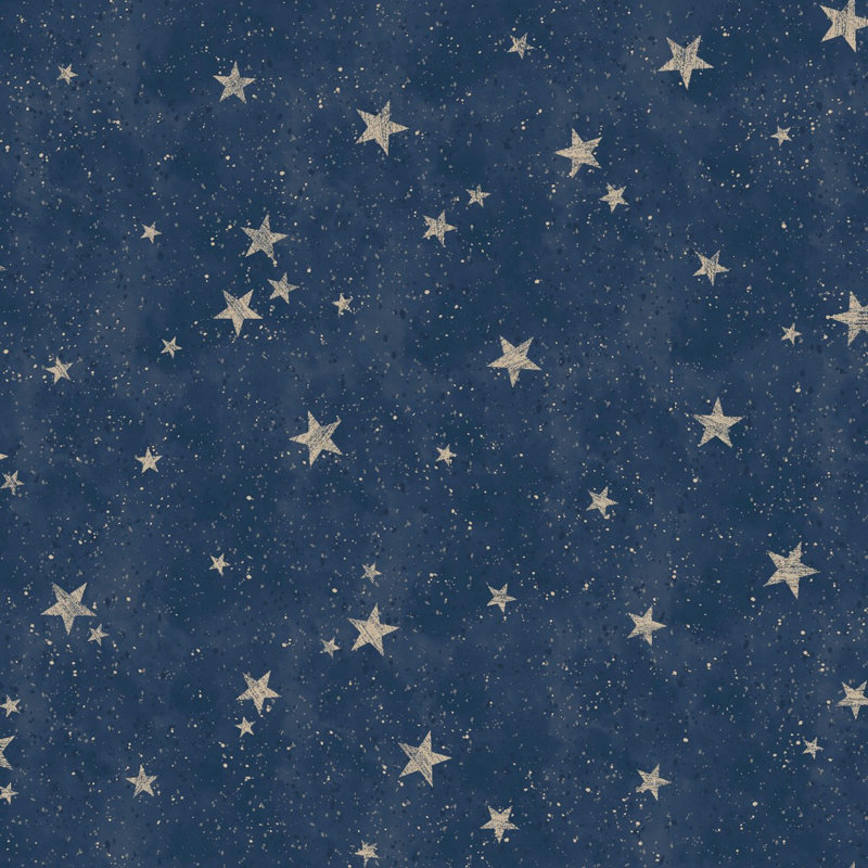 10m x 53cm Semi-Gloss Wallpaper Roll, Blue