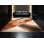 Tapis bohémien doux et moelleux à motif géométrique rose et beige