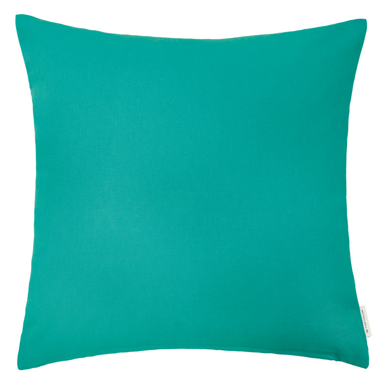 Square Cushion Cover, 60 cm H x 60 cm W, Petrol green
