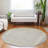 Machine Washable Indoor/Outdoor Christain ACN1401 Gray Rug-109530216