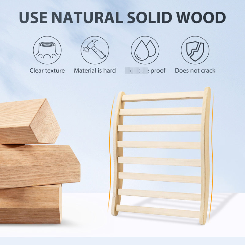 Banc de pruche en bois naturel en forme de S, et esthétique, idéal pour la pruche d'ambiance, conception ergonomique, dossier confortable, infrarouge, filet creux, massage