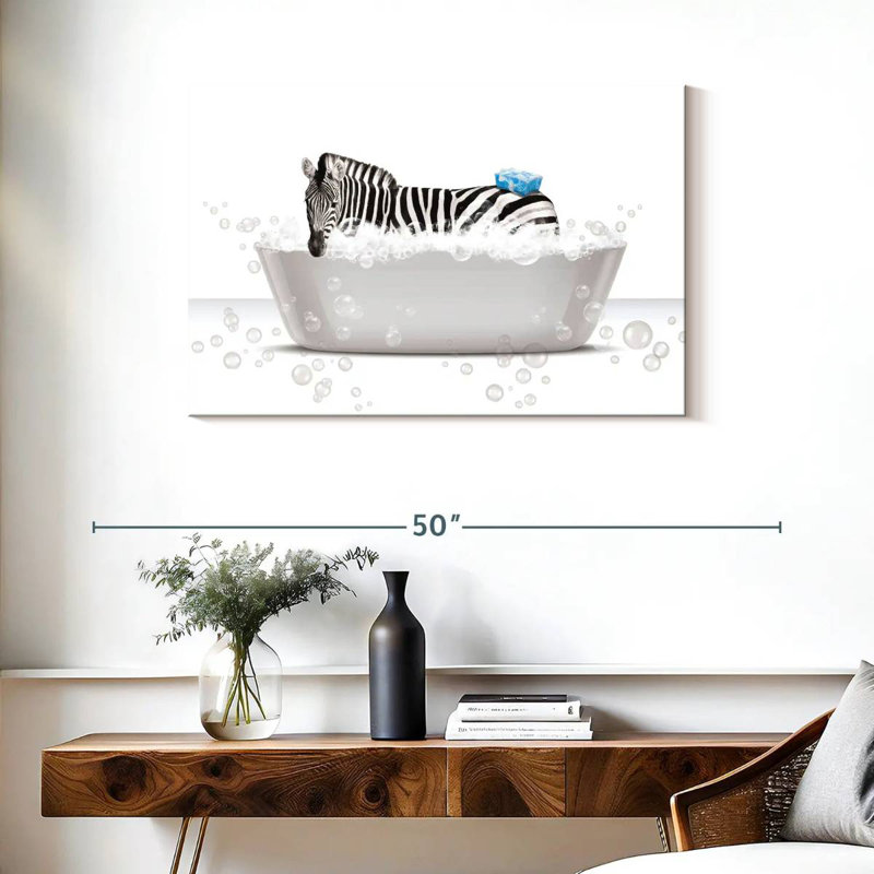 Baignoire Brampt Zebra, H 24 po x l 36 po