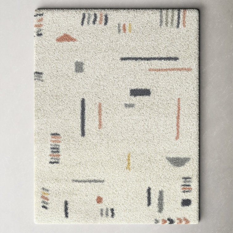 Morin Geometric Shag Area Rug