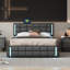 Lit plateforme tapissier Casch-705103327
