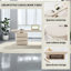 Bureau d'écriture rectangulaire beige moderne-1065021723