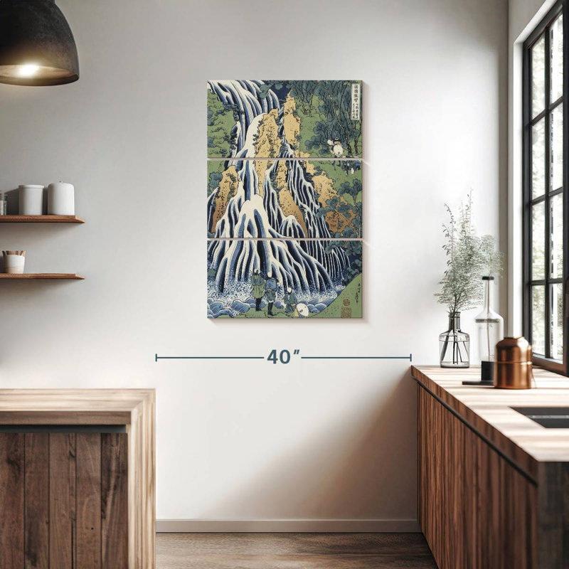 Cascade Alvord Kirifuri près de Kurokami, H 38 po x l 24 po
