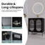 Meuble-lavabo autoportant de 30 pouces avec lavabo en céramique et porte en acrylique-2067783798
