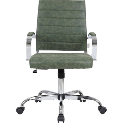 Chaise de bureau LeisureMod Benmar, vert