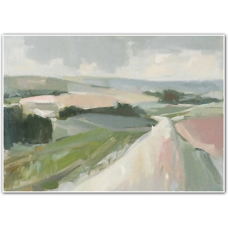 Windswept Road – A Journey Through and Olive Fields , 30cm H x 42cm W