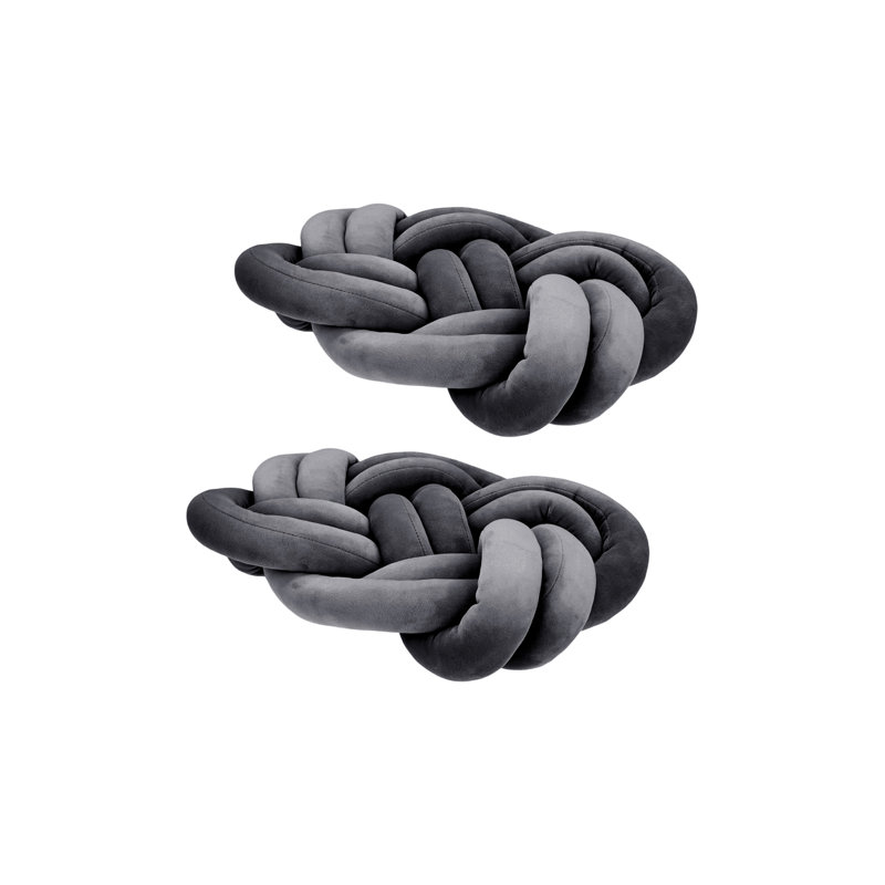 Cotton Backrest Cushion, Black