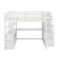 Lit mezzanine double avec bureau et tablettes-634070678-634070679