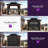 PURPLE LEAF 8' X 10' Hardtop Gazebo Outdoor Wood Grain Aluminum Frame Galvanized Steel Double Roof Gazebos with Netting and Curtains for Patio Deck Backyard Garden-123096407
