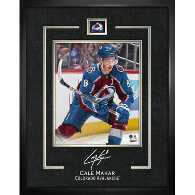 Cale Makar Colorado Avalanche Replica Signature - Framed Hockey Wall Art, 16x20 NHL Man Cave Decor