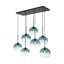 Luminaire suspendu sphère en verre 7 lumières Cveto-1569468599