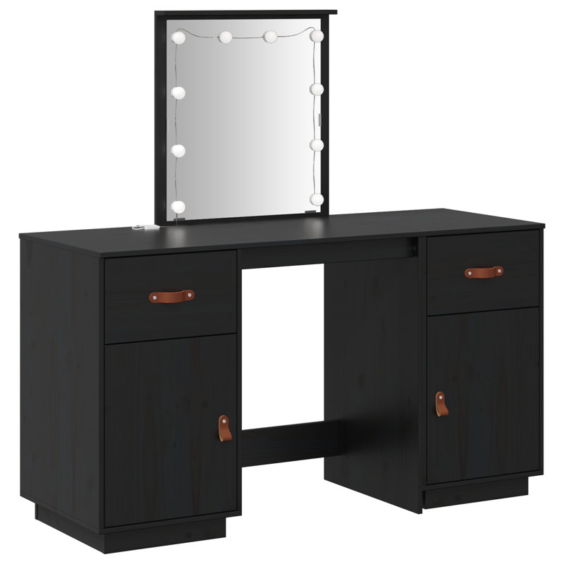 Kyera Dressing Table, Black