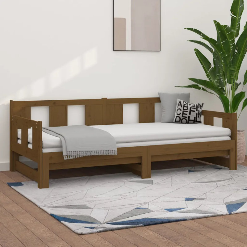 Hynlee 80 X 200cm Bed, Brown, Single (3')