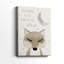 Goodnight Fox - Cavas enveloppés de galerie-400071386