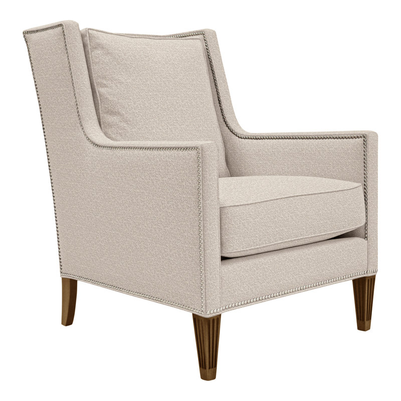 Alec Wingback Chair, Yes, Nadia Steam, Hampton