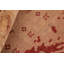 Tapis rouge / brun clair en laine noué à la main 8 pi x 9 pi 1 po de style oriental Dorn