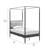 Marlowe 4-Poster Canopy Metal Platform Bed-113958804