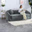 Canapés convertibles à compression, fauteuil inclinable 86 po Chenille