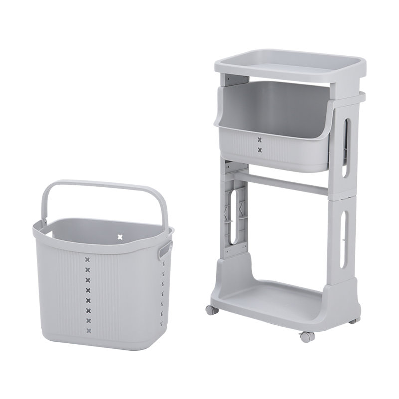 PP Laundry Room Organizer with Wheels