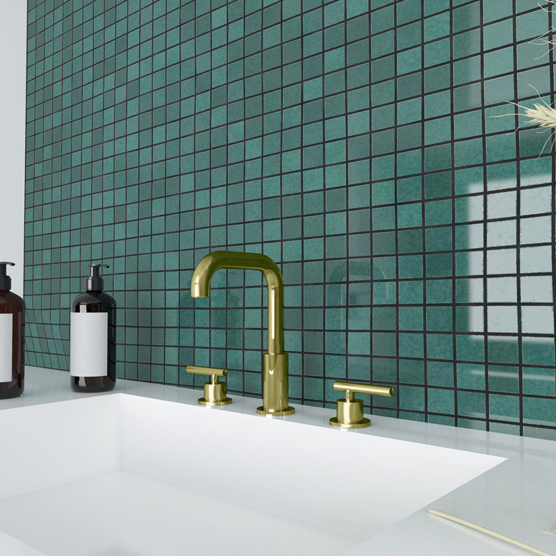 Robinet pour salle de bain à 2 poignées Topcraft, Or brossé