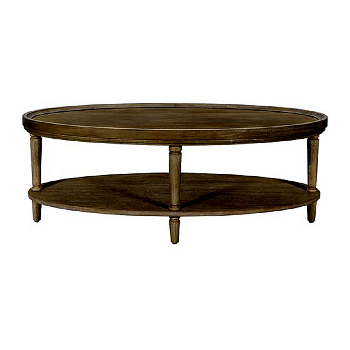 Canora Grey Oval Coffee Table With Shelf | Wayfair