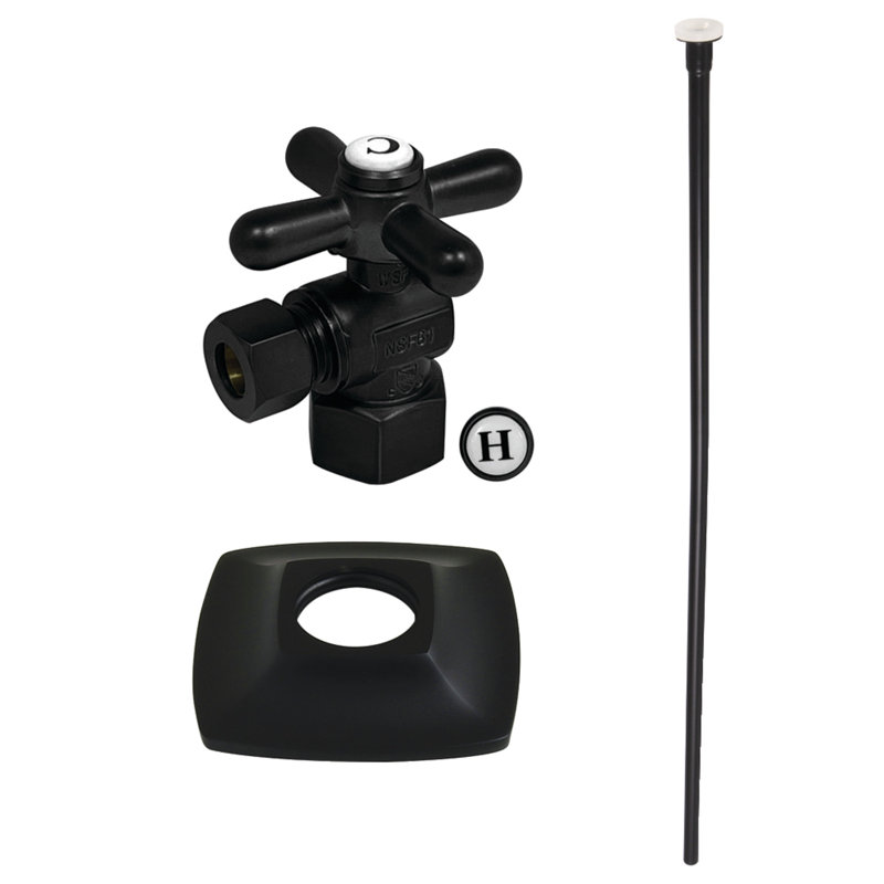 Ensemble de garniture de toilette Kingston, Chrome poli