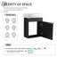 Meuble-lavabo simple 17,27 po avec plateau en céramique Driffield