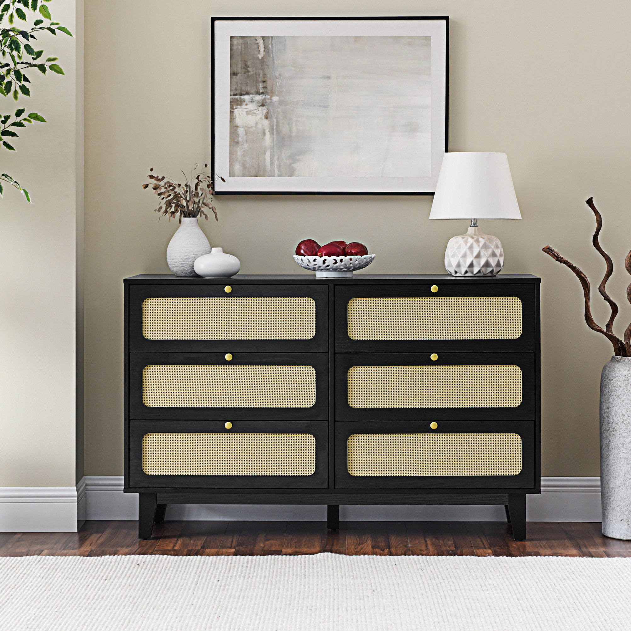 Bay Isle Home™ TV Cabinet Bedroom Living Room Corridor Storage Dresser ...