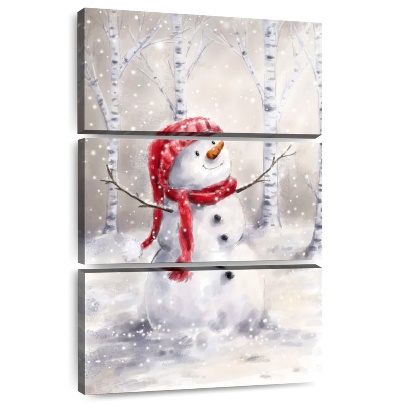 Bonhomme de neige en bois, H 74 po x l 48 po
