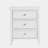 Luca 3-drawer Nightstand - White-1851894303