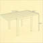 Table de salle à manger d'extérieur, table extensible pour patio-1271164814