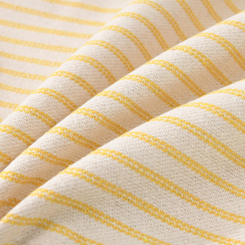 Housse de coussin Boho, Carrée, H 18 po x l 18 po, Jaune