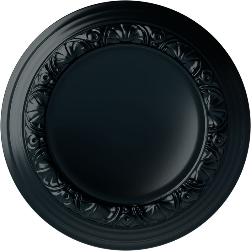 Endurathane Carlsbad Celing Medallion, 12 1/2"OD x 1 1/2"P (Fits Canopies up to 7 7/8"), Hand-Painted Night Shade Finish