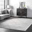 Tapis à motif géométrique pour le salon, la chambre à coucher, la salle à manger et la cuisine Tyner, gris / ivoire-30098277