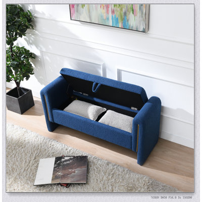 Banc de bout avec accoudoirs et rangement Modern Modern