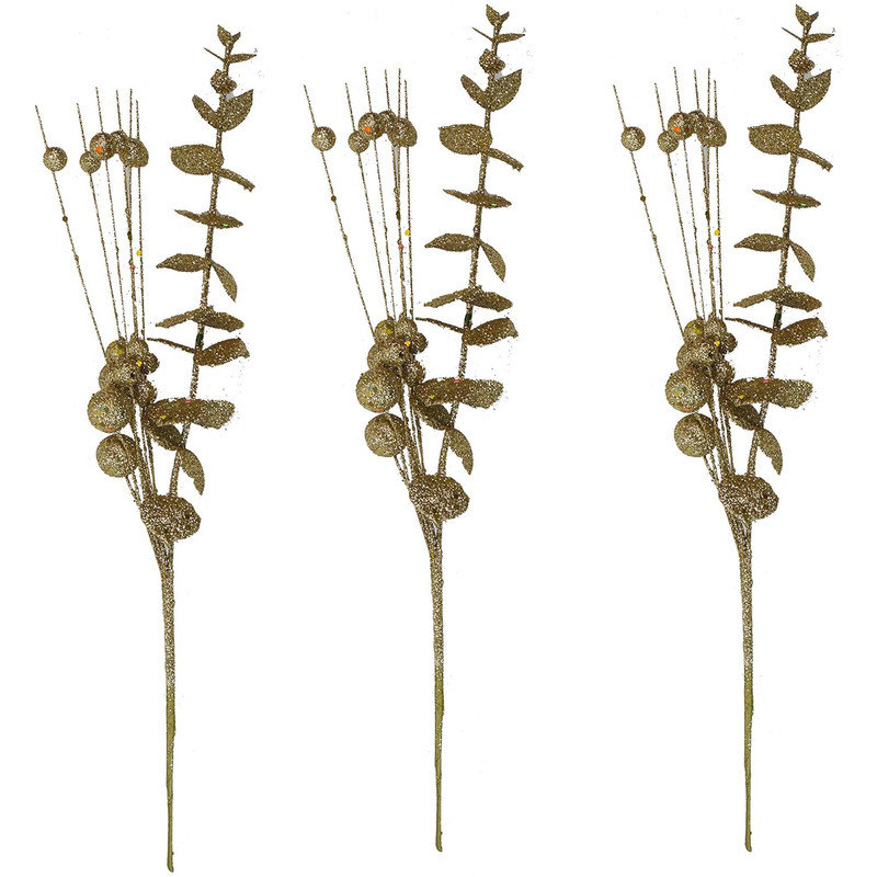 Sprays de Noël pour décoration intérieure (beauté), Doré