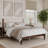 Besan Solid Wood Boucle Upholstered Headboard Bed Frame-990928459-990928458