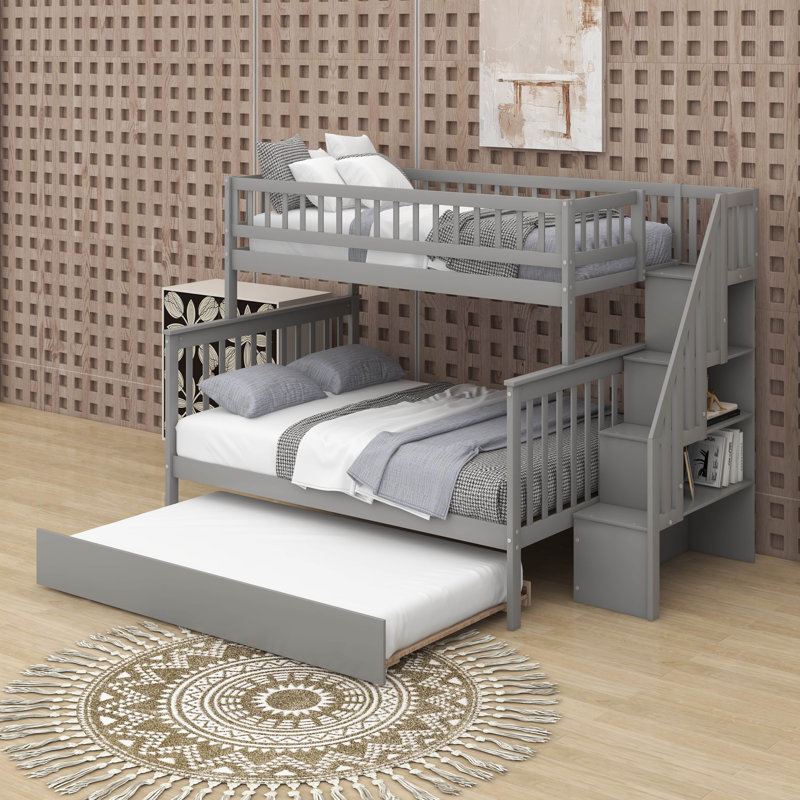 Twin Over Full Bunk Bed With Trundle