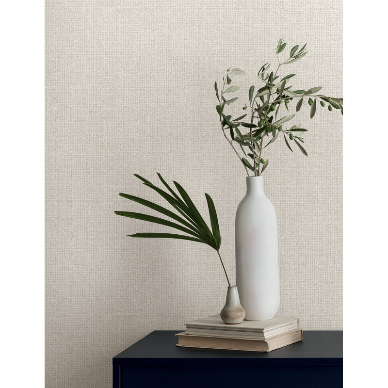 Papier peint en coton Brindled, Blanc