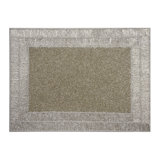 Silver Rectangle Shine Placemats