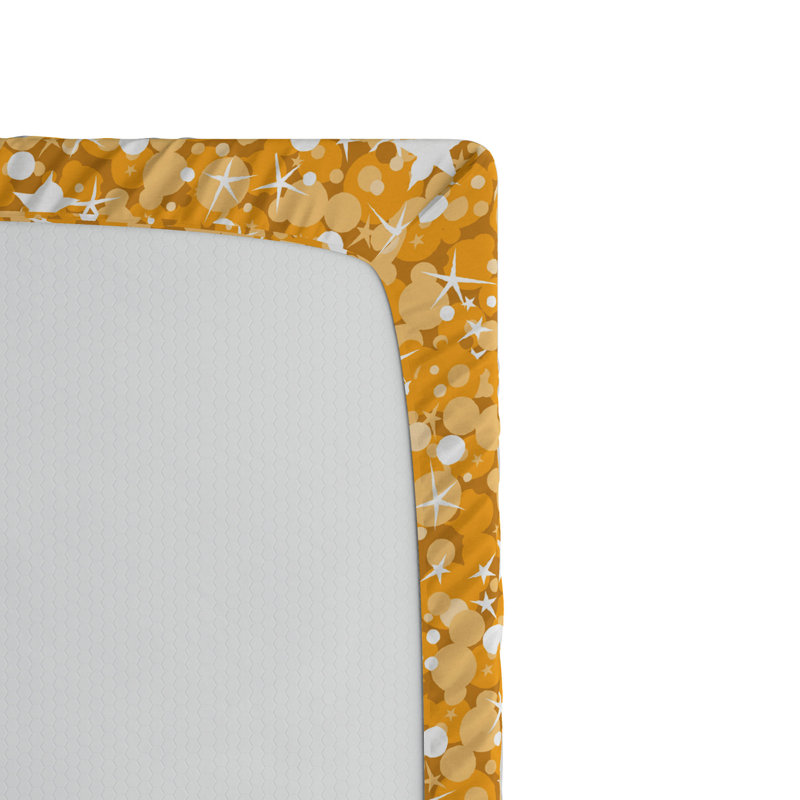 Microfiber Geometric Fitted Sheet, Twin XL Fitted Sheet