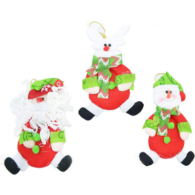 7cm PVC No Holiday Shaped Ornament